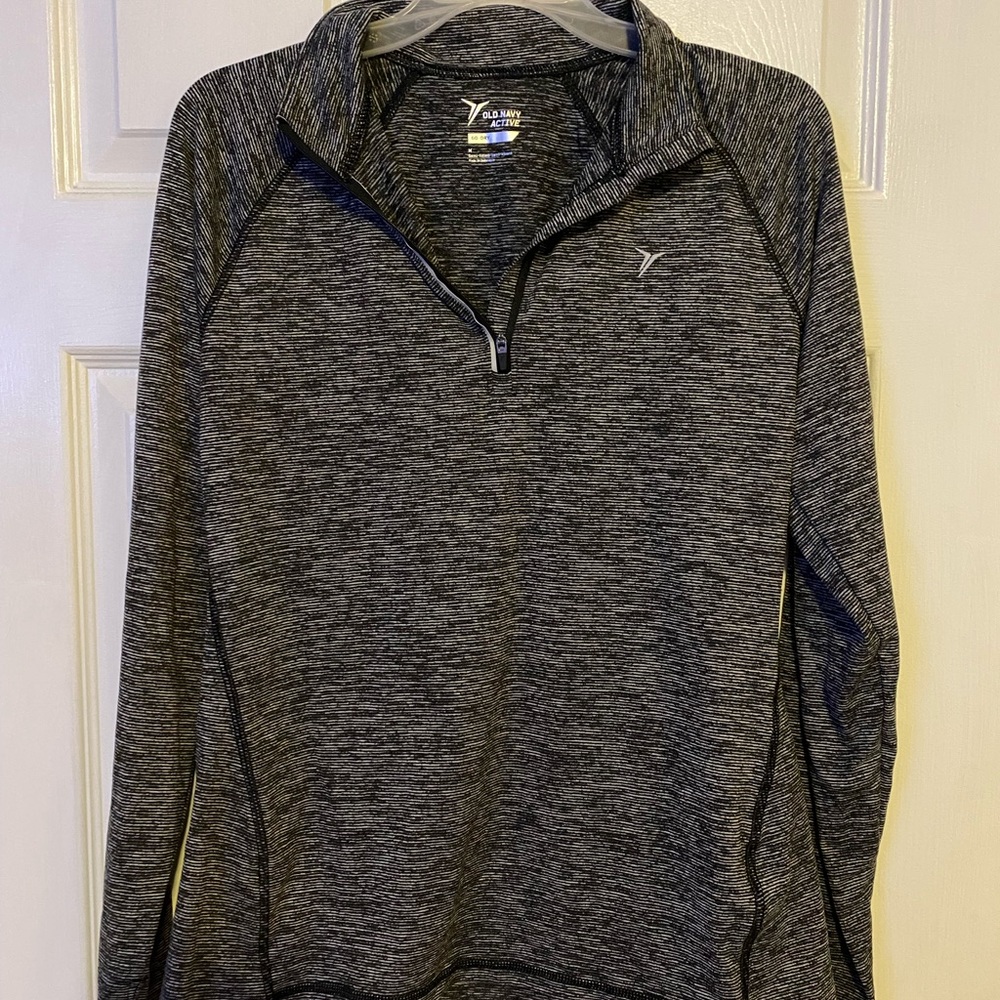 Grey Running Quarter-Zip